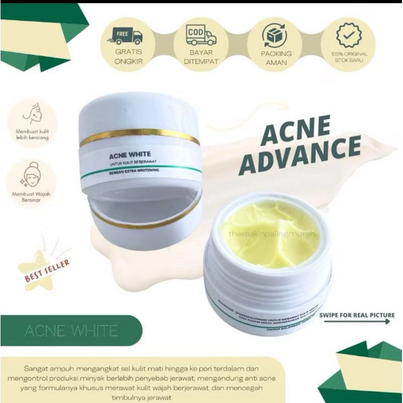 NIGHT CREAM ACNE WHITE THERASKIN