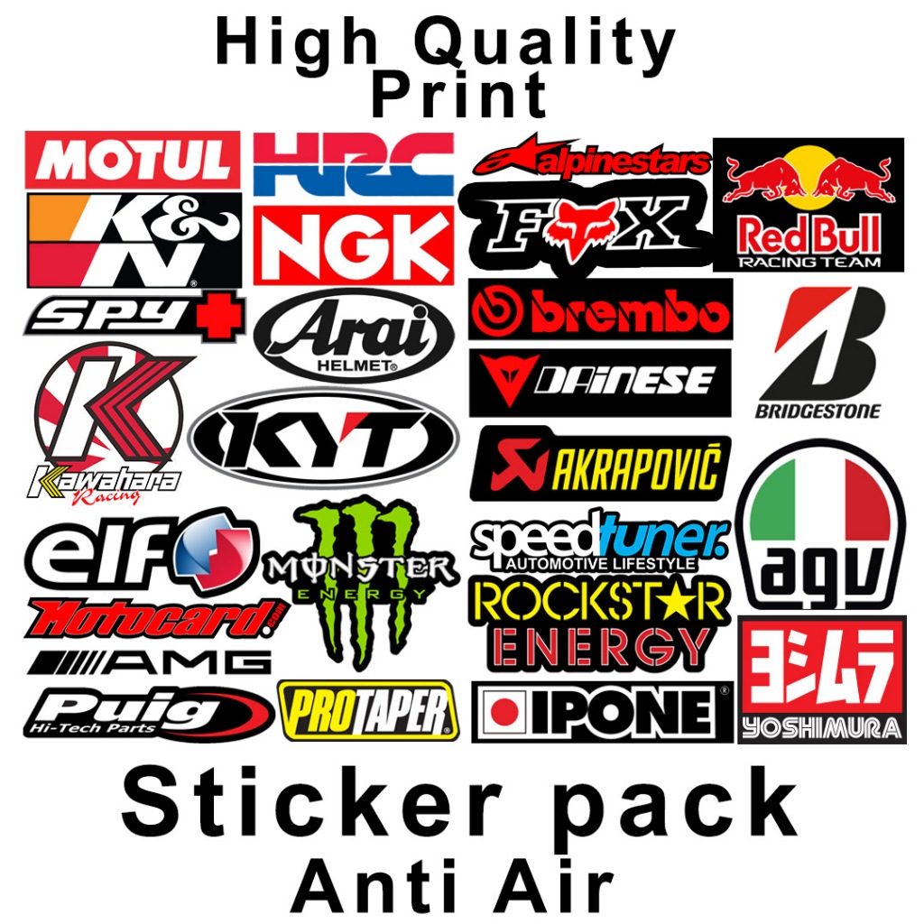 

Sticker pack motogp anti air high quality print