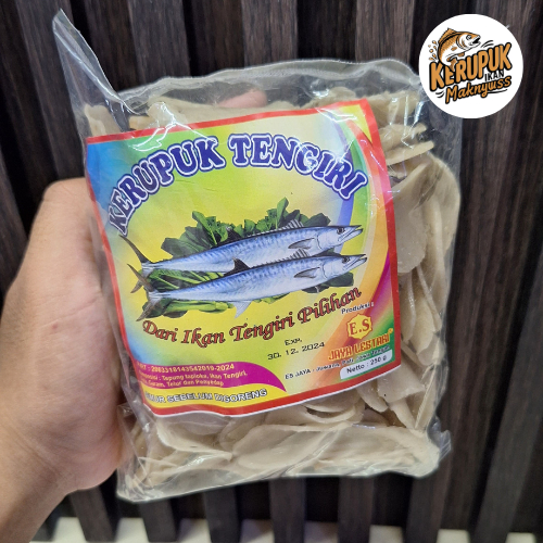 

Kerupuk Ikan Tengiri Mentah Asli Khas Juwana Pati 250gram