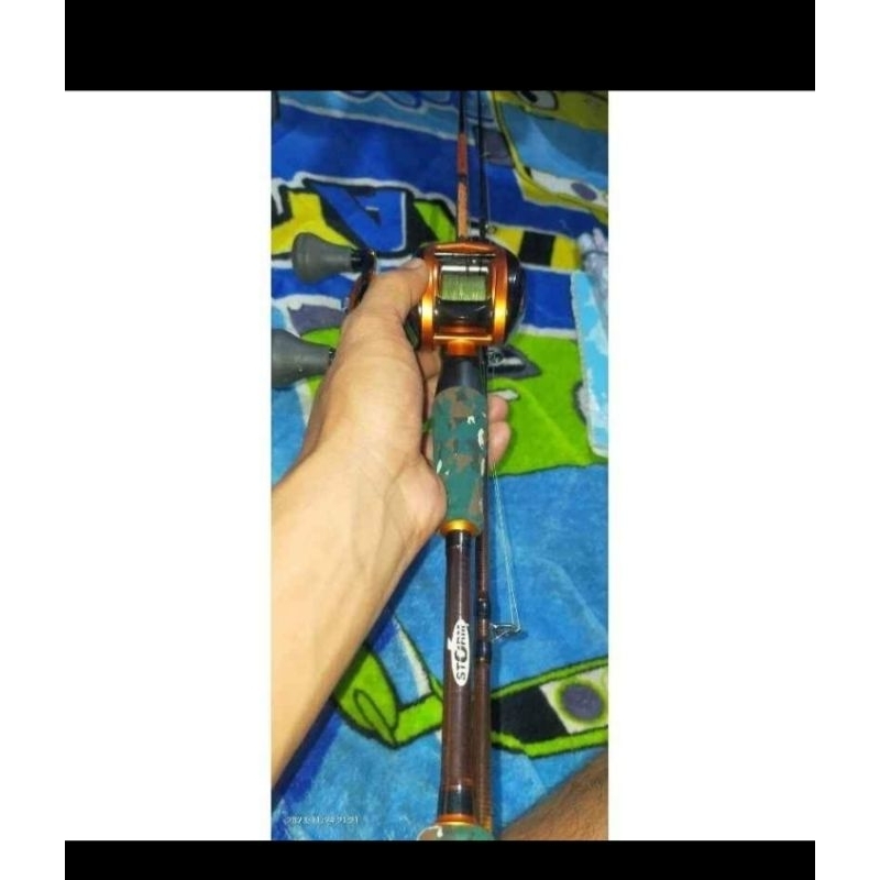 1 seat pancing Bait Casting BC second joran storm discovery 6-12 lbs reel BC Abugarcia orange max