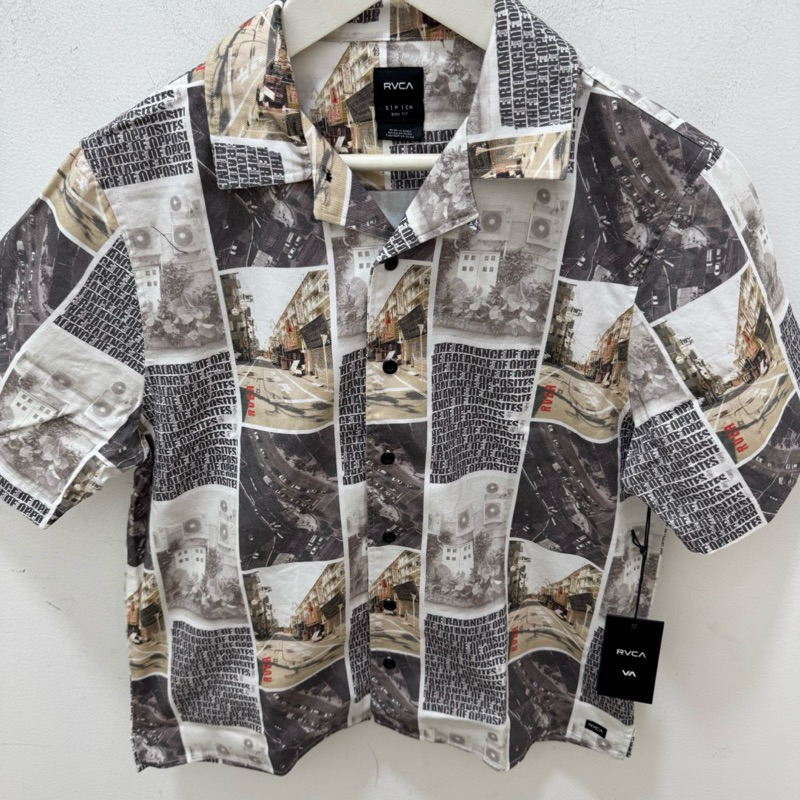 KEMEJA PRIA RVCA ORIGINAL KYOTO VINTAGE SS SHIRT
