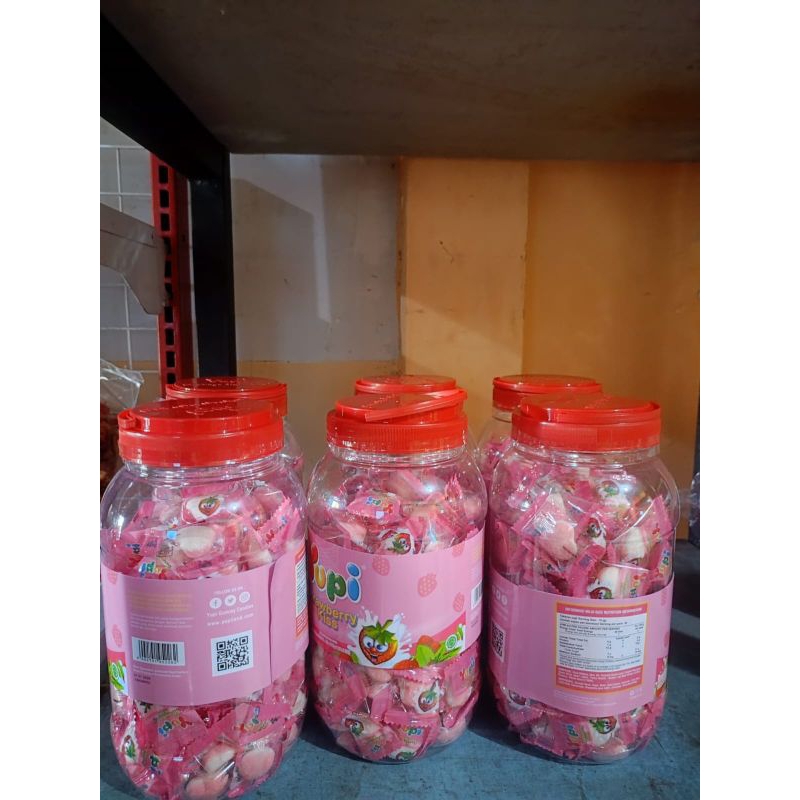 

permen yupi pink bentuk hati