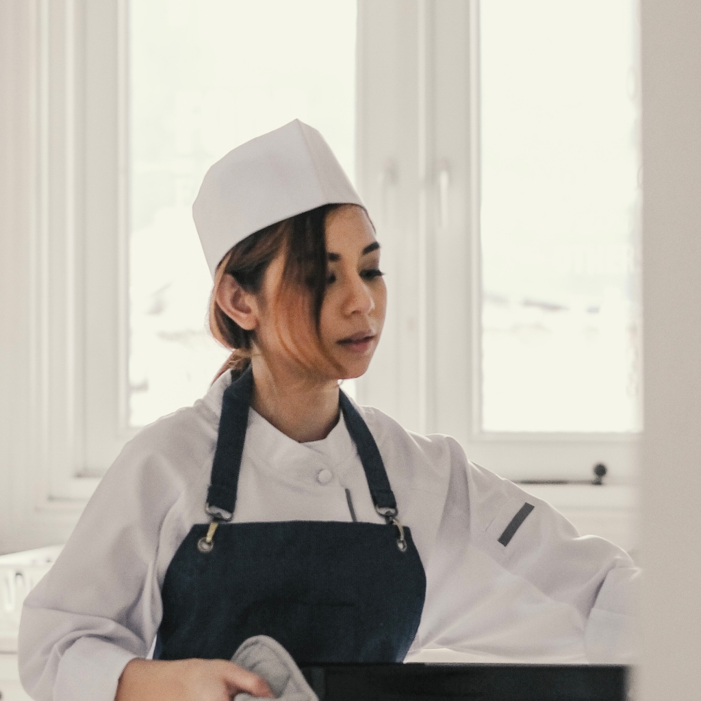 Chef Series Topi Koki Peci / Chef Cap Hat - Putih