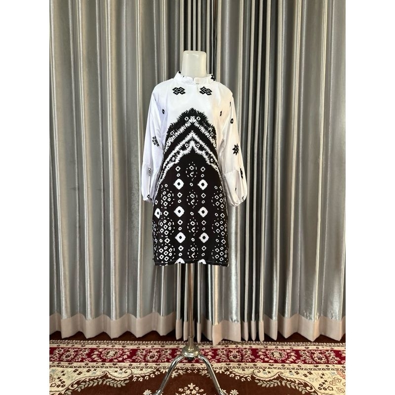 tunik jumputan/atasan wanita/tunik kerja