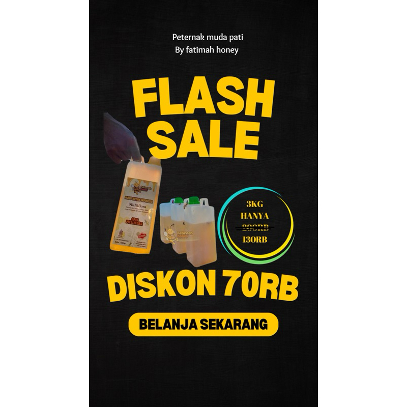 

Madu Multiflora (3kg) Paket Ekonomis