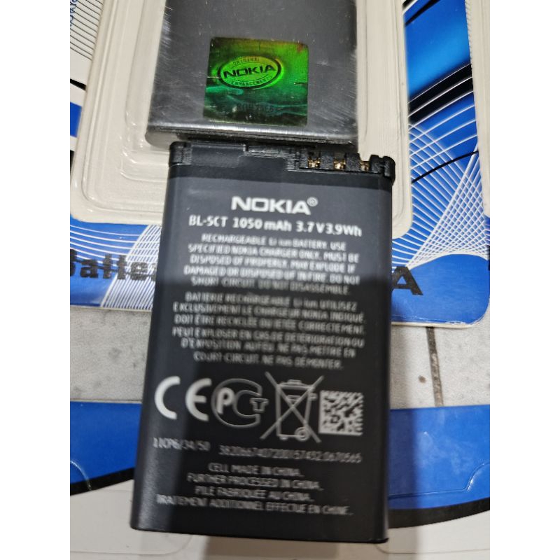 Baterai Hp nokia BL 5CT barang baru stock lama