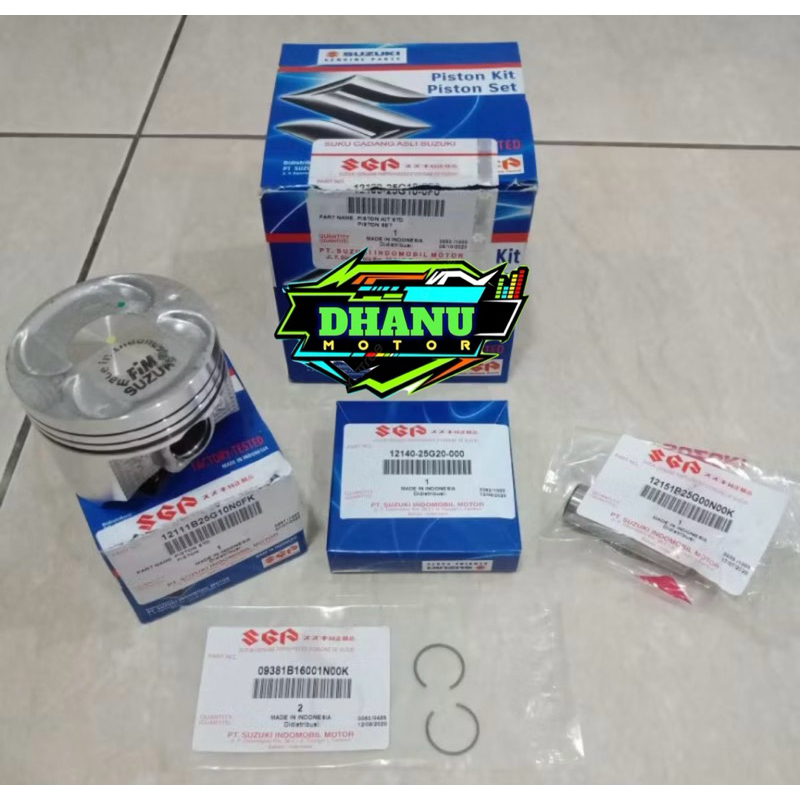 seher piston ring set kit Suzuki satria fu 150 karbu 2004-2015 ori sgp