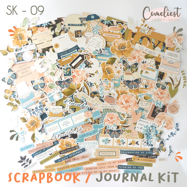 

HIASAN SCRAPBOOK TEMA VINTAGE JOURNAL KIT CRAFT EMBELISHMENT LUCU AESTHETIC BUKAN STICKER | SK-09