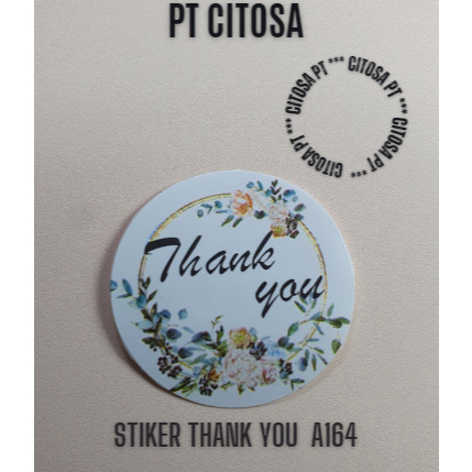 

Sticker Thankyou 1 Roll 500 Pcs / Stiker A164 Thank You / Sticker Amplop / Stiker Terima Kasih Stiker Terima Kasih