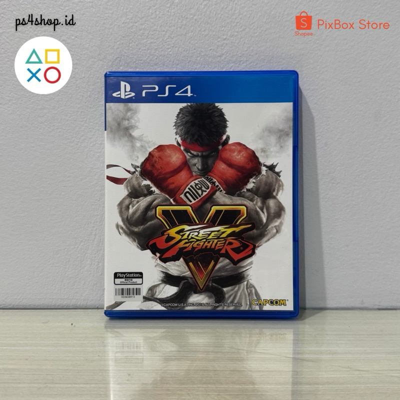 BD KASET STREET FIGHTER 5 PS4 SECOND BEKAS MURAH STREET FIGHTER V RYU FIGHTING