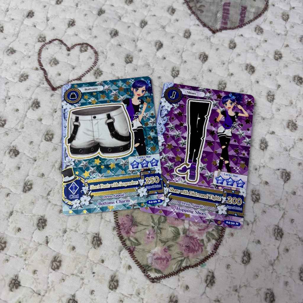 aikatsu card kartu (asli)