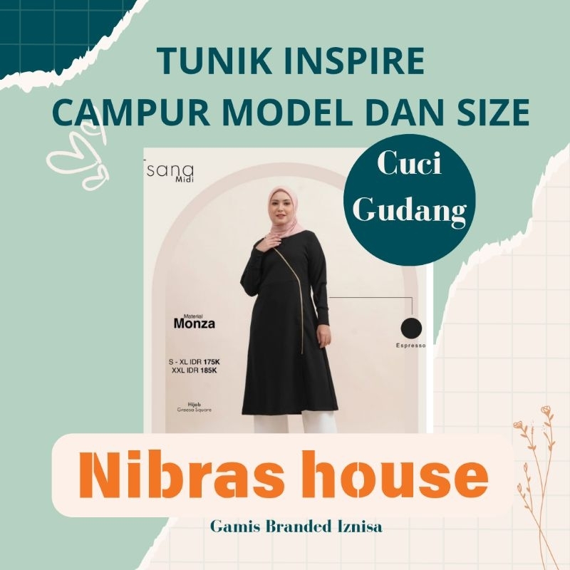 TUNIK INSPIRE NIBRAS SALE PROMO DISKON