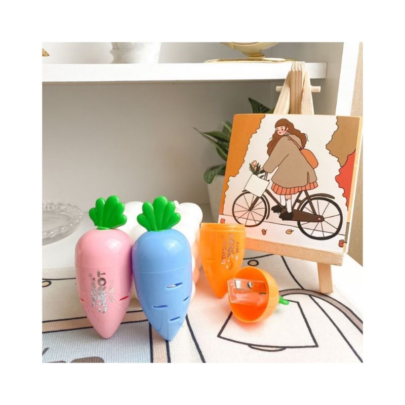 

Peraut Pensil Motif Wortel Rautan Karakter Wortel Carrot Pencil Sharpener Murah