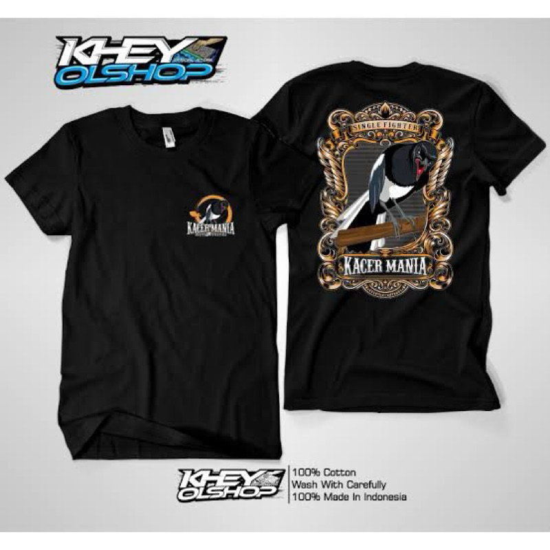 KAOS KICAU MANIA SINGLE FIGJTER KACER MANIA