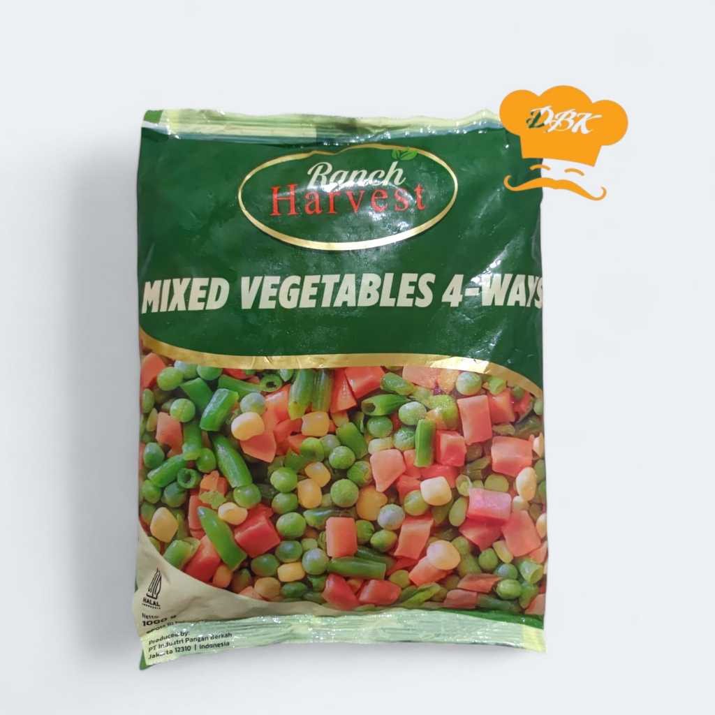 

Harvest Vegetable Mix 4 Way Sayuran Beku 1KG