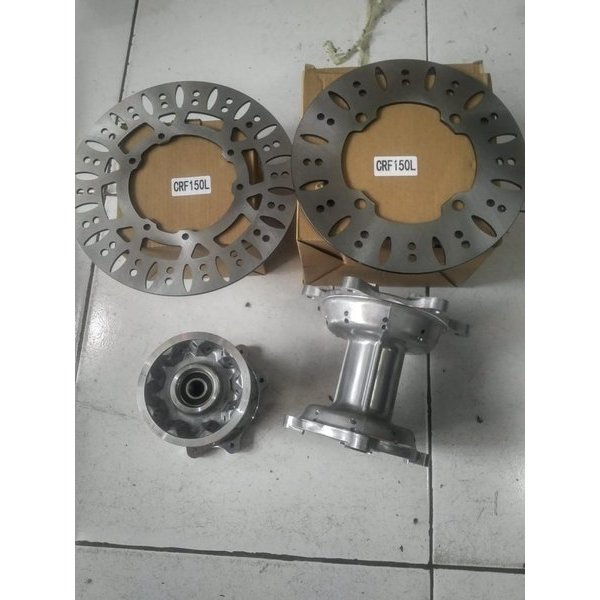 Tromol disc set CRF 150 L Hole 36 Model ori piringan cakram trail trombol