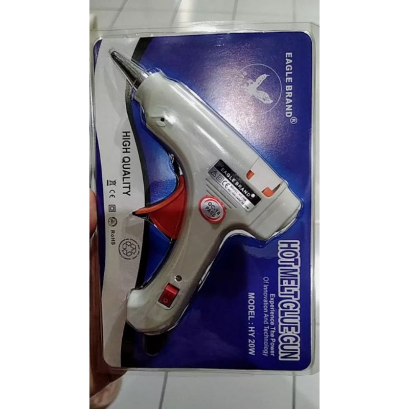 

HenJO [JIB] BAYAR DI TEMPAT Glue Gun / Lem Tembak 20W dan Refil 10 pcs ukuran 7 mm panjang 13 cm LIM