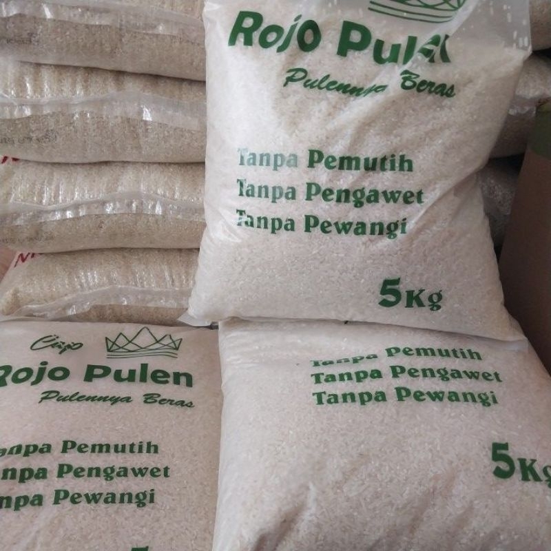 

Beras ROJO PULEN 5kg..beras paling pulen