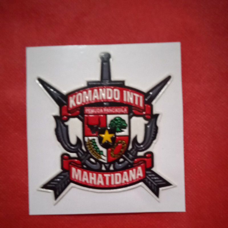 

stiker embos Komando Inti