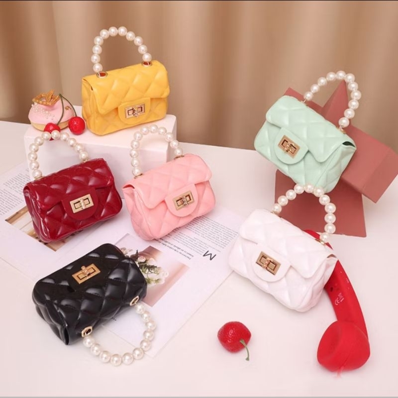 Tas Jelly Mini // Tas Jelly Mutiara // Tas Selempang // Tas Wanita // Hand Bag Mini