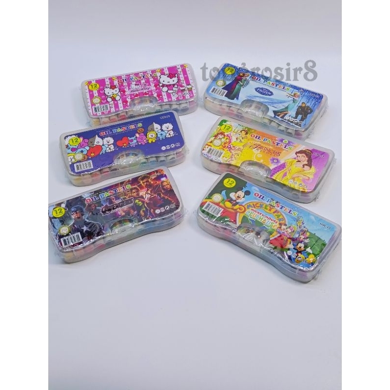 

(Per Set) Crayon MINI (KECIL) 12 Warna / Oil Pastel / Krayon Set MINI ( KECIL )Murah Anak-Anak