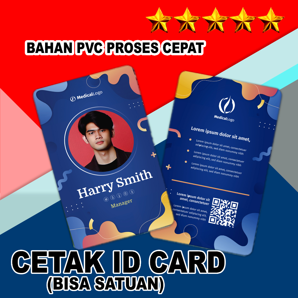 

ID Card / Kartu Pelajar / Kartu identitas karyawan / member card proses cepat