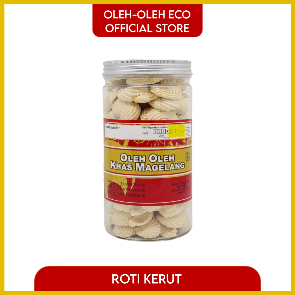 

Kue Garut Roti Pati Kerut ECO Toples