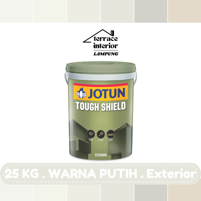 Cat Tembok Tough Shield Jotun warna Putih 25 kg