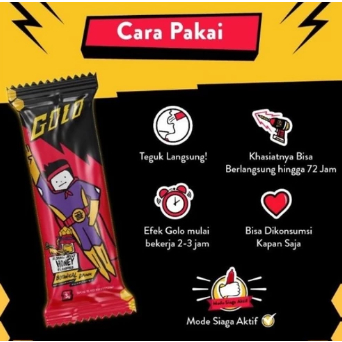 

1 sachet Golo Gingseng herbal original