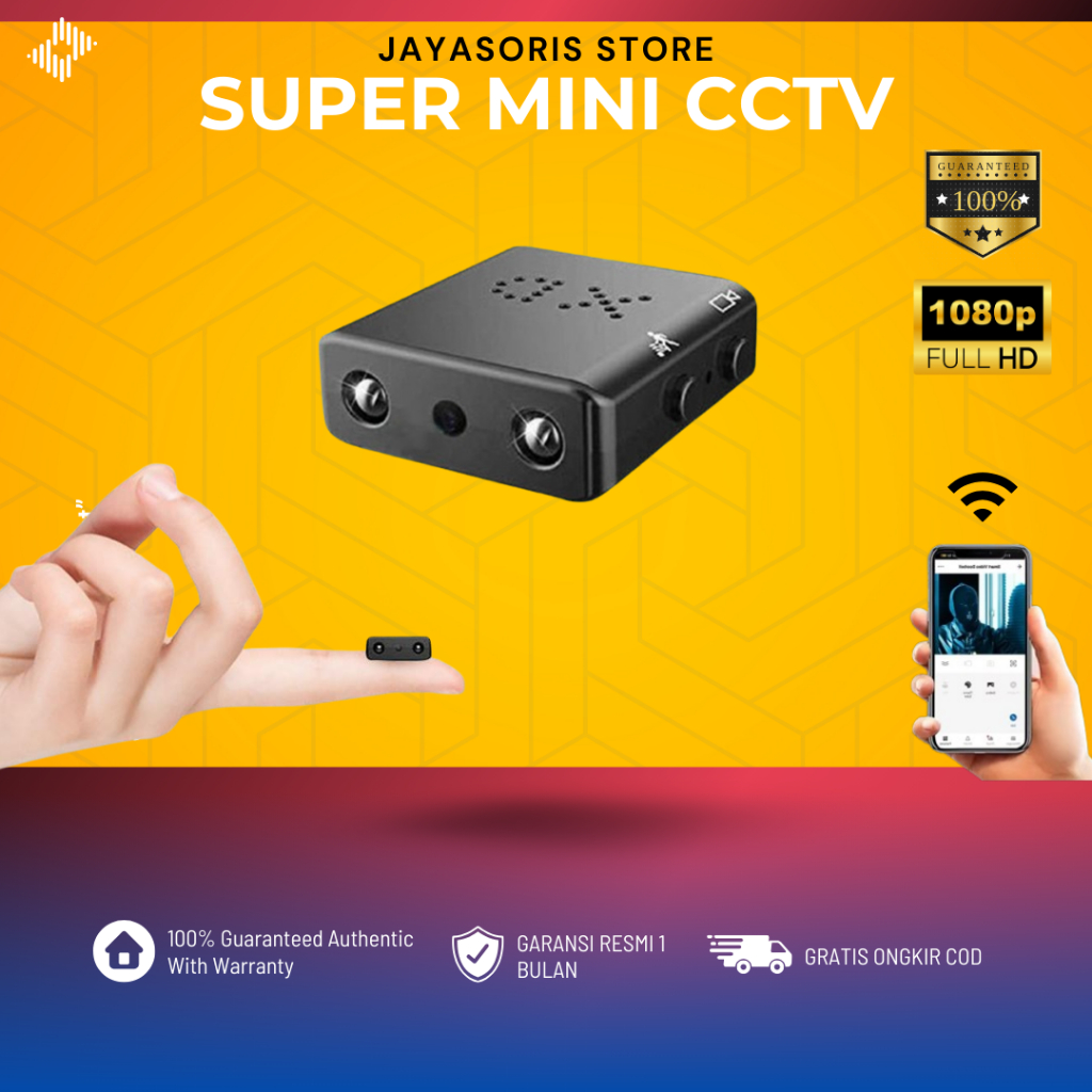 KAMERA PENGINTAI MINI TERSEMBUNYI CAMERA CCTV KECIL MINI MURAH SPY CAM CAMERA PENGINTIP FULL HD JS53