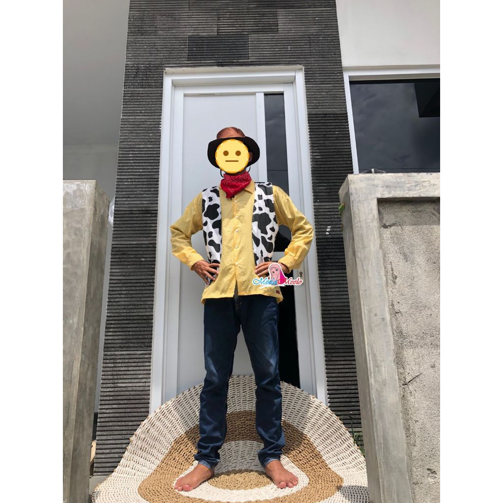DISKON BAJU WOODY TOY STORY KOSTUM JESSIE WOODY TOY STORY SIZE S - M DEWASA KOSTUM KARNAVAL DEWASA