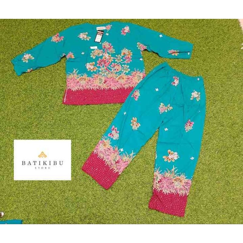 Setelan Kulot Unggul Jaya Cap Sekar Mekar  Lengan Panjang Celana Panjang ( Jumbo )