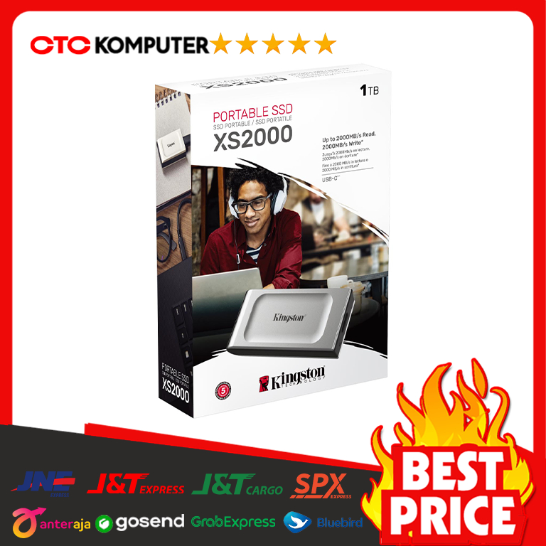 Kingston XS2000 1TB Portable SSD Kingston 3.2