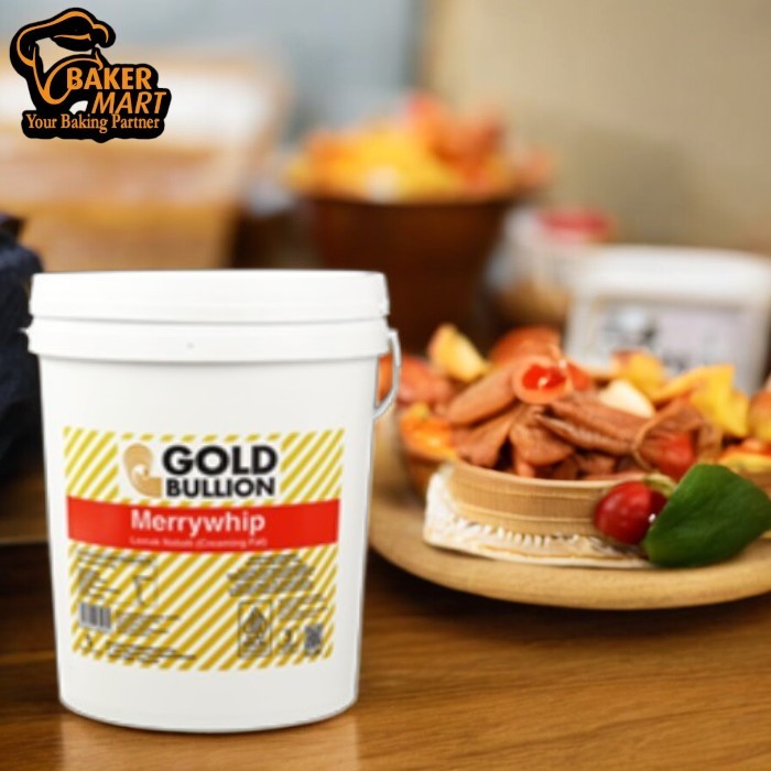 

Gold Bullion Merry Whip Soft Cream/ Pelembut Butter Cream 500Gr