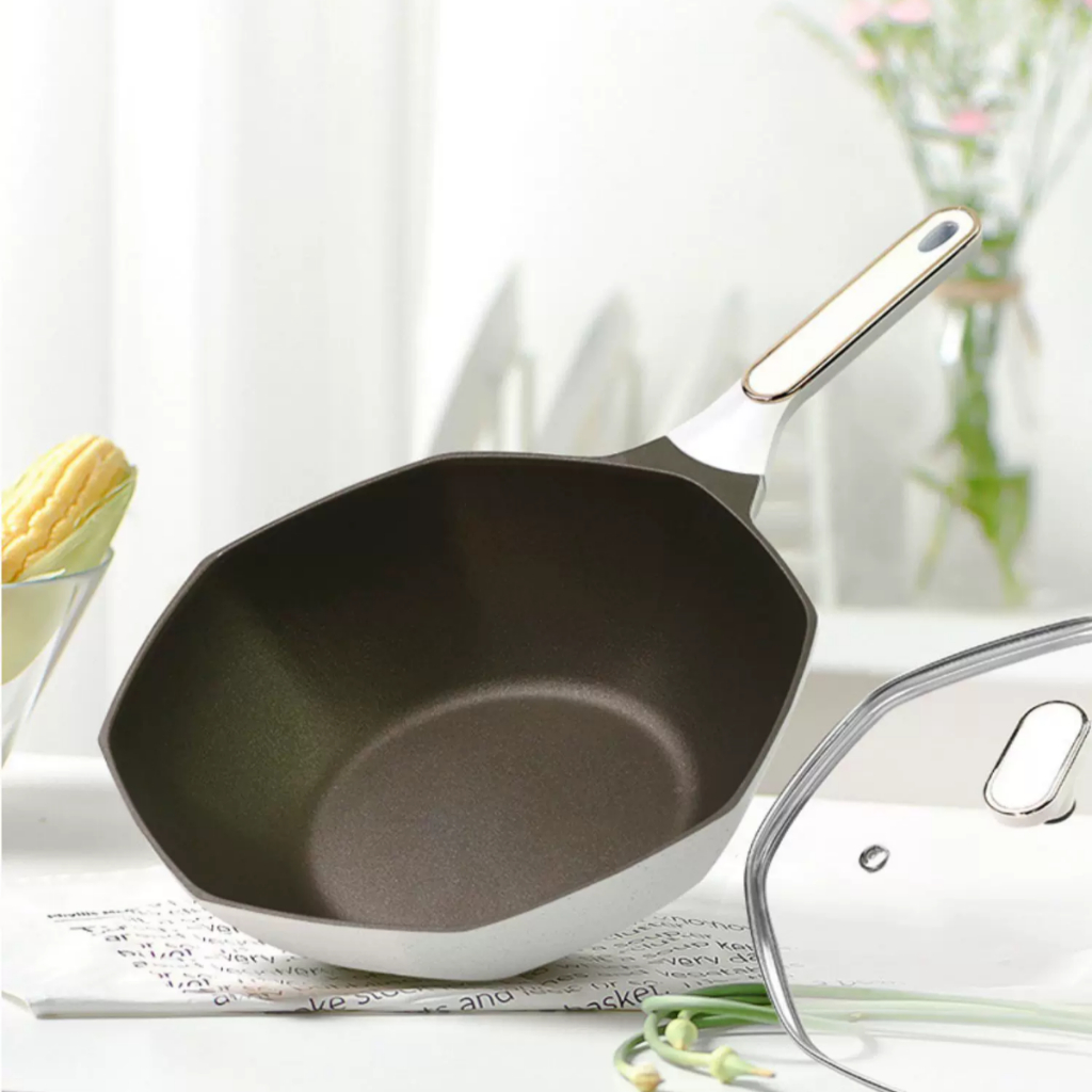 Kuali panci pengorengan anti lengket premium quality/Panci pengorengan serbaguna anti lengket