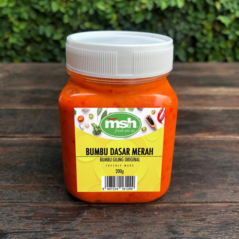 

MSH BUMBU DASAR MERAH NO MSG NO PENGAWET