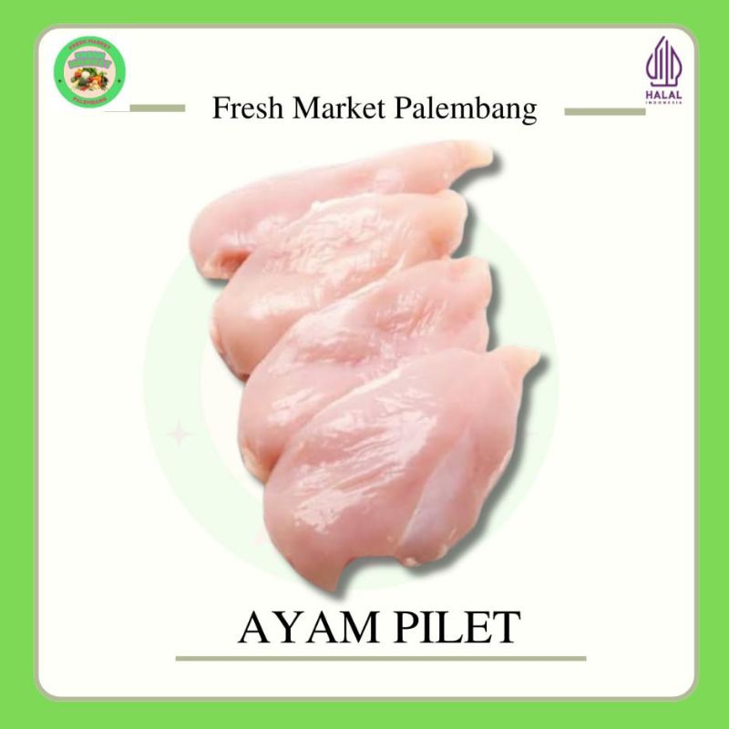 

Ayam potong Pilet Dada 500gram -Fresh Market Palembang-