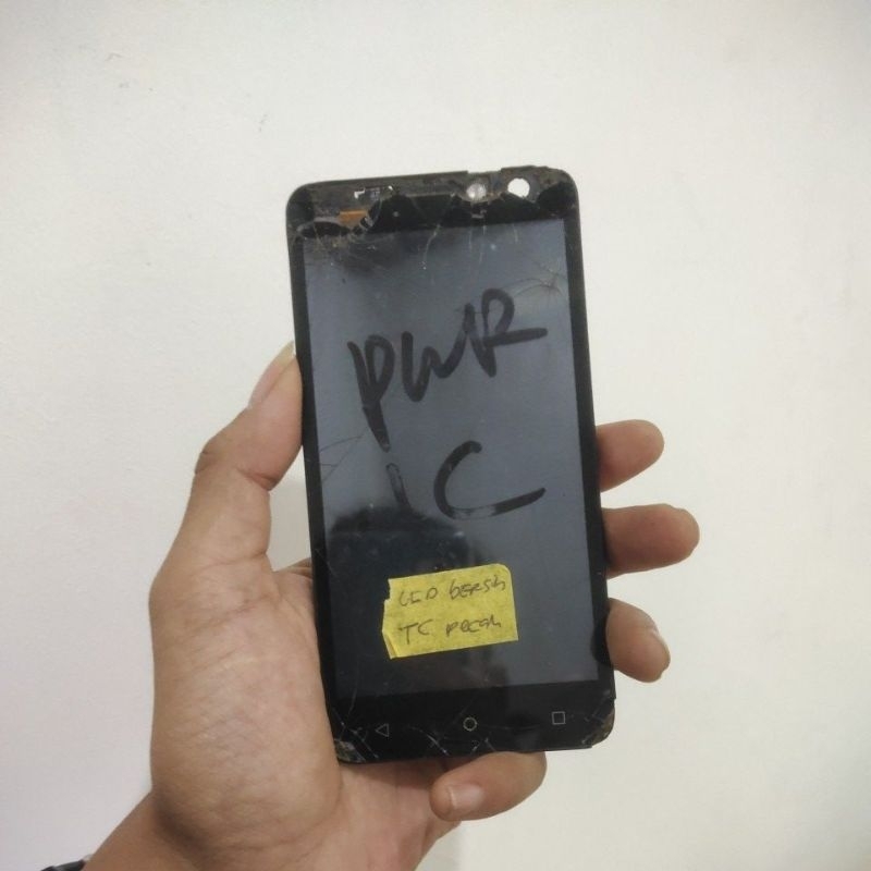 Lcd Advan S5E 4gs ori copotan Lcd bersih Bonus tatakan tc pecah