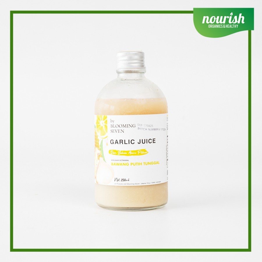 

Blooming Seven Jus Bawang Putih Tunggal Jahe Lemon Madu - 250ML
