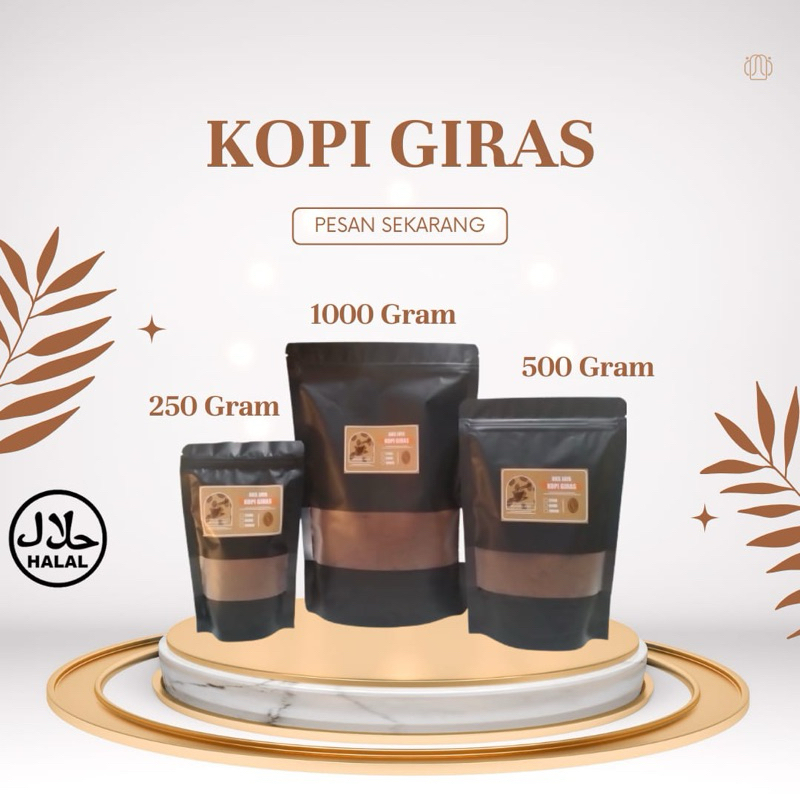 BUBUK KOPI GIRAS MURNI ISI 1 KG RASA SPECIAL PREMIUM