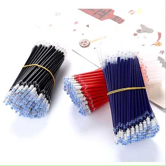 

DAPAT 3PCS 3WARNA - Refill Pupen Limited 3 Warna / Tinta Isi Ulang Pulpen Hitam Merah Biru - Pena Gel 0.5mm
