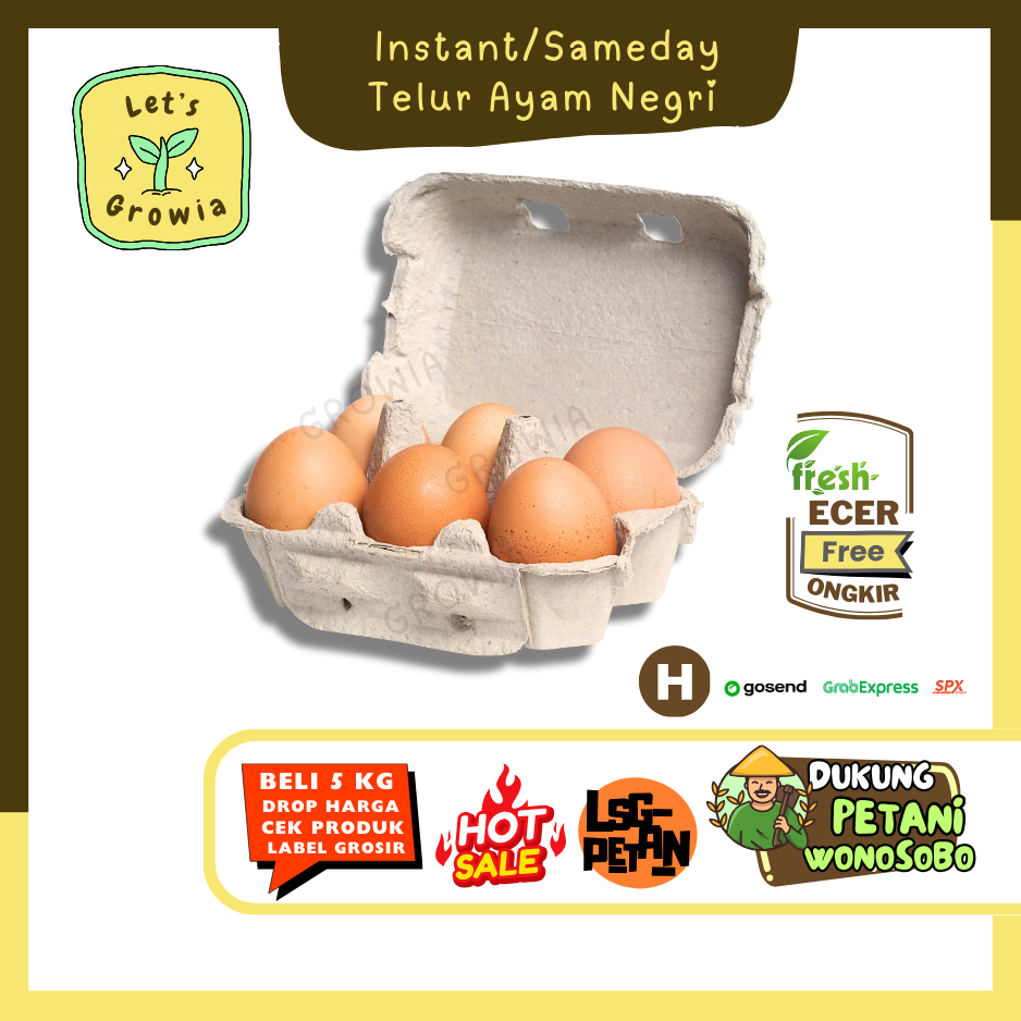 

Growia || Telur Ayam Negri -- Hasil Petani Langsung ECER Sayur Gunung (H)
