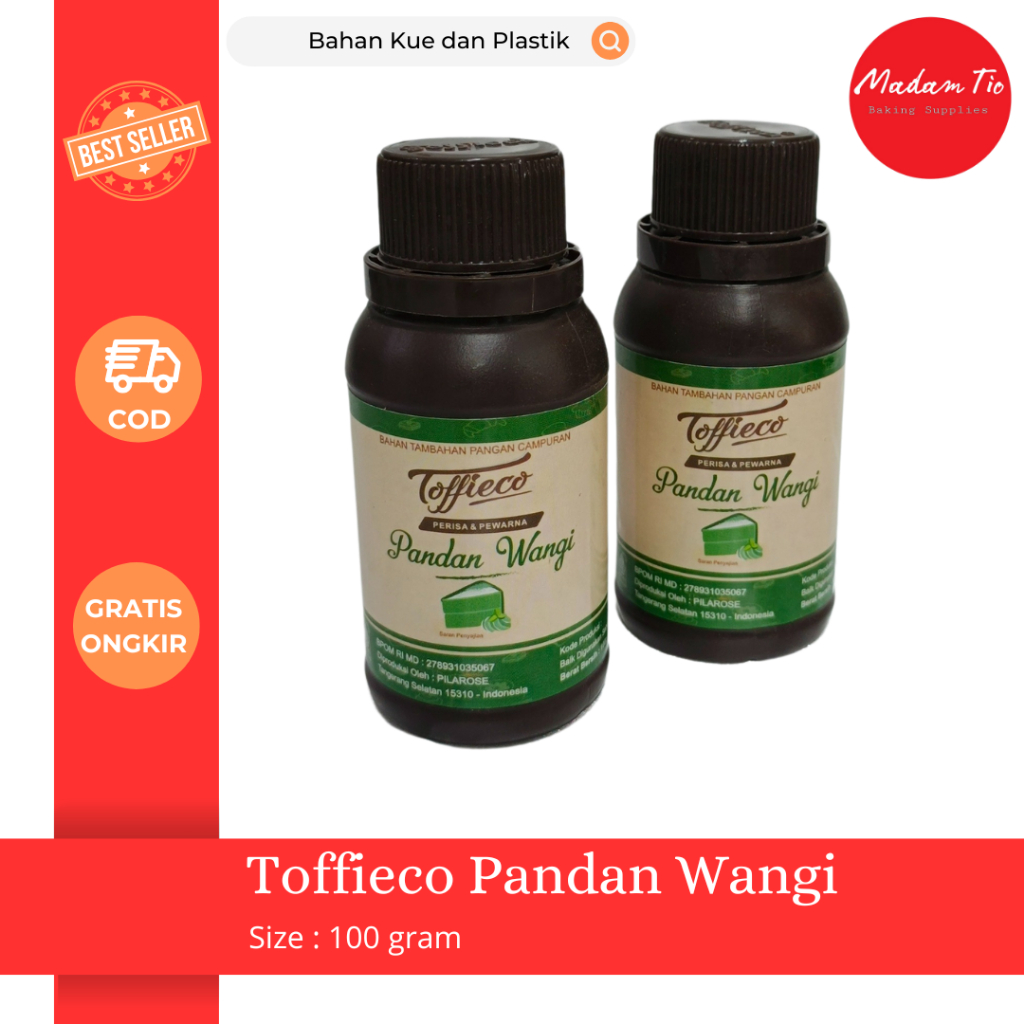 

Pasta Toffieco Pandan Wangi 100gram 1pcs