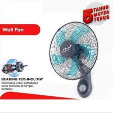 Wall Fan Pisces 1611 PRO 16 Inch Sistem Bearing / Kipas Dinding Pisces