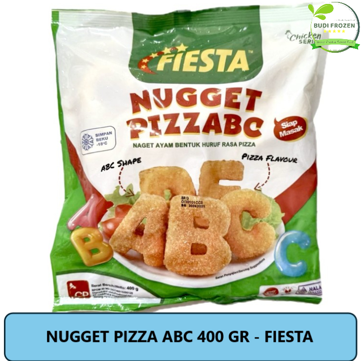 

FIESTA PIZZ ABC 400 GR - NAGET AYAM UNIK BENTUK ALPABET