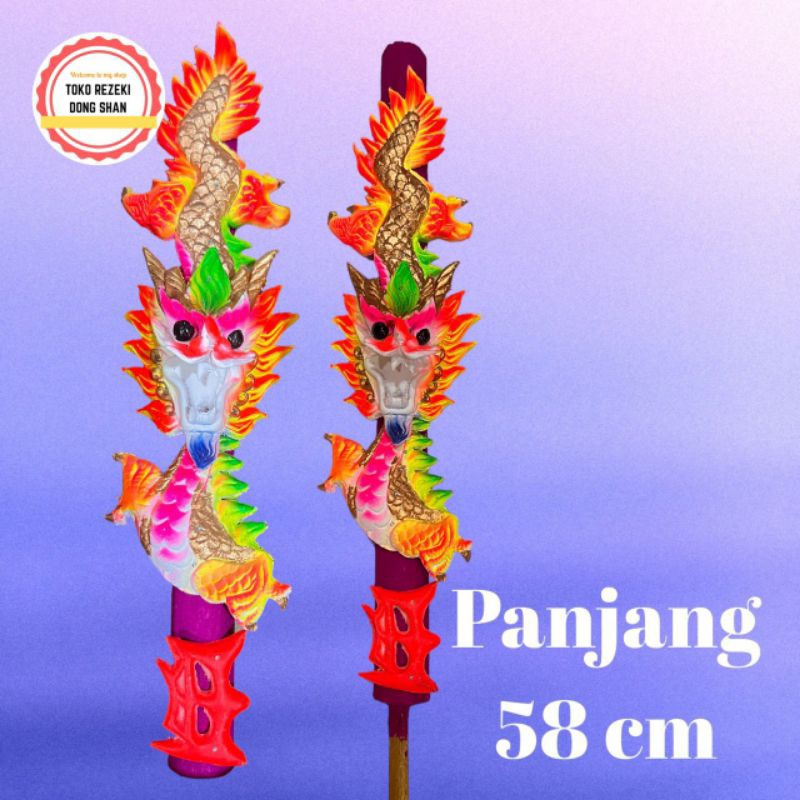 Hio 1 batang naga timbul 58cm