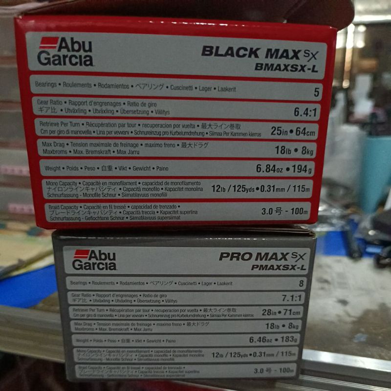reel bc abu garcia blackmax atau promax sx terbaru 2025