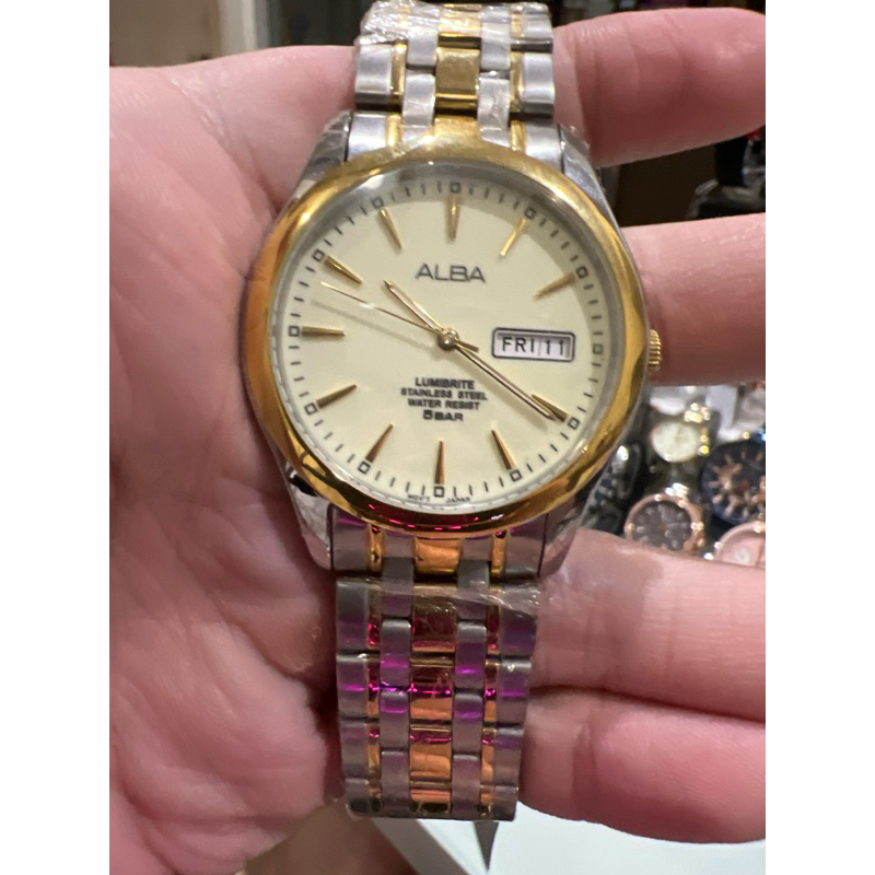 JAM TANGAN PRIA ALBA ORIGINAL ALBA AXND50x1 GARANSI RESMI ALBA 1tahun