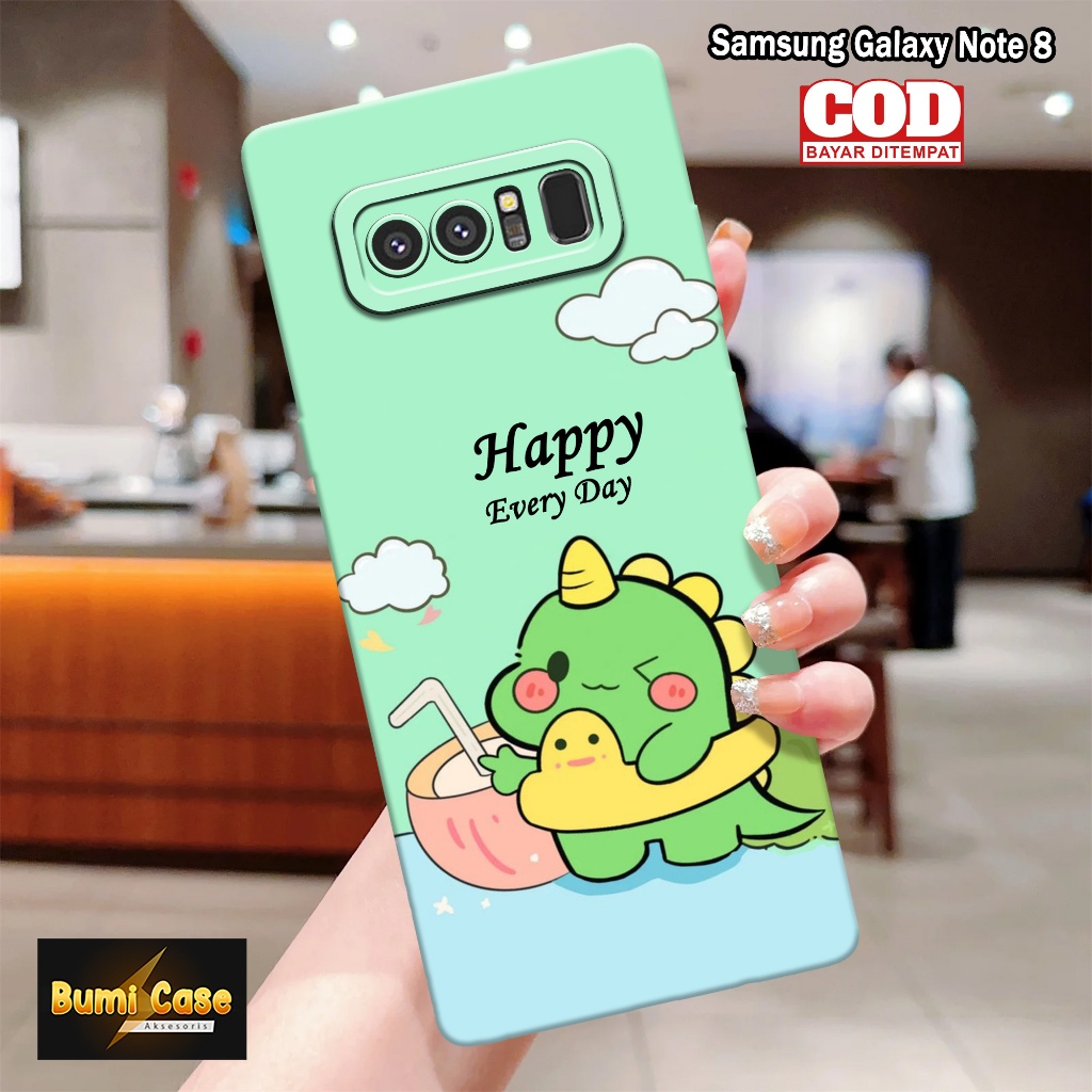 Bumi Case Samsung Galaxy Note 8 - Fashion Case Kartun - Softcase Pro Camera Samsung Galaxy Note 8 - 