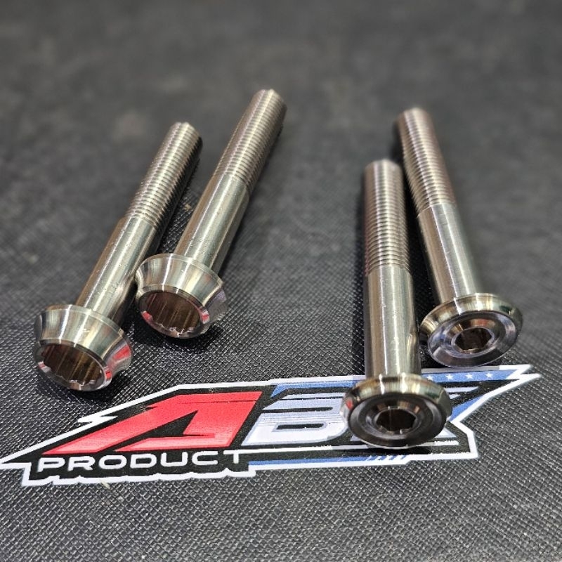 Baut L M10 baut kaliper moge baut breket kaliper stenlis baut L stainless baut kaliper baut dudukan 